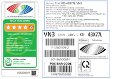 Google Tivi Sony 4K 43 inch KD-43X77L