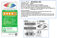 Google Tivi Sony 4K 85 inch XR-85X90L