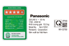 Máy giặt Panasonic Inverter 10 Kg NA-V10FX1LVT