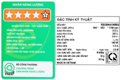 Tủ lạnh Samsung Inverter 307 lít RB30N4190BU/SV