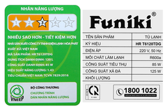 Tủ lạnh Funiki 120 lít HR T6120TDG