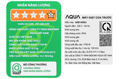 Máy giặt Aqua Inverter 9.5 kg AQD-A952J BK