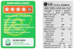 Máy lạnh 2 chiều LG Inverter 1 HP B10END1