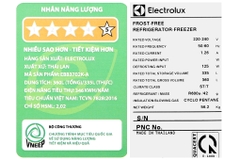 Tủ lạnh Electrolux Inverter 335 Lít EBB3702K-A