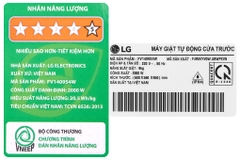 Máy giặt LG AI DD Inverter 9 kg FV1409S4W