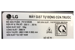 Máy giặt LG AI DD Inverter 10 kg FV1410S3B