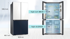 Tủ lạnh Samsung Inverter 599 lít RF60A91R177/SV (2021)