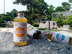 Trà EIYO KOMBUCHA PURE - Nguyên vị tự nhiên với nguyên liêu Organic, được lên men thủ công Truyền thống tại Núi Ba Vì.