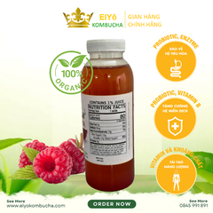 LOCK 4 CHAI KOMBUCHA MÂM XÔI  – Fresh & Cool (Trà Kombucha Mâm Xôi - Giảm Cân - Làm Đẹp)