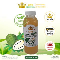 LOCK 4 CHAI KOMBUCHA MÃNG CẦU  – Fresh & Cool (Trà Kombucha Mãng Cầu - Giảm Cân - Làm Đẹp)