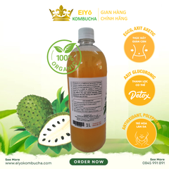 KOMBUCHA MÃNG CẦU 1 Lít  – Fresh & Cool (Trà Kombucha Mãng Cầu - Giảm Cân - Làm Đẹp)