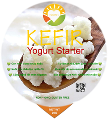 KEFIR YOGURT STARTER - ORGANIC ( Hạt Sữa Chua Kefir khởi động)