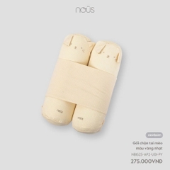 NOUS - Gối chặn tai mèo màu vàng nhạt - SS25.T5A