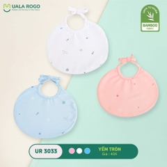 UR - Yếm tròn bamboo sao 3033 - Trắng