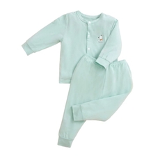 LP - Bộ Dài Tay La Pomme Cúc Giữa Puppy - Xanh bạc hà - SS25.T10B