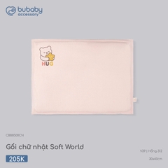 BU - Gối chữ nhật Soft World - CBB0500CN - Hồng 312 - 30x40cm - SS26.T7B