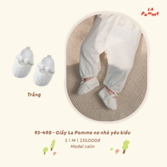 LP - Giầy La Pomme nơ nhỏ yêu kiều - Trắng - S - SS26.T8A
