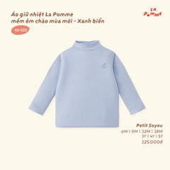 LP - Áo giữ nhiệt La Pomme mềm êm chào mùa mới - Xanh biển - 3-4Y - SS26.T8A