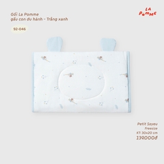 LP - Gối La Pomme gấu con du hành - Trắng Xanh - FS - SS26.T8B