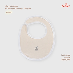 LP - Yếm La Pomme gia đình yêu thương - Trắng Be - FS - SS26.T8B