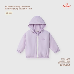 LP - Áo khoác đa năng La Pomme tận hưởng từng chuyến đi - Tím - 18-24M - SS26.T8B