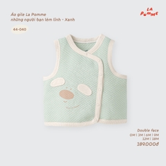LP - Áo gile La Pomme những người bạn lém lỉnh - Xanh - 18-24M -SS26.T9A
