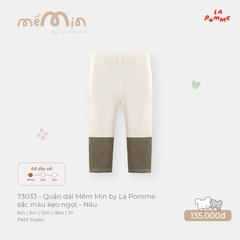 LP - Quần dài Mềm Mịn by La Pomme sắc màu kẹo ngọt - Nâu - 12-18M -SS26.T9A