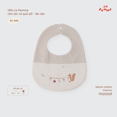 LP - Yếm La Pomme chú sóc và quả sồi - Be Nâu - FS -SS26.T9A