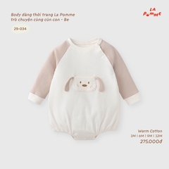 LP - Body dáng thời trang La Pomme trò chuyện cùng cún con - Be - 3-6M - SS26.T9B