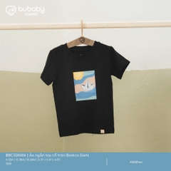 BU - Áo ngắn tay cổ tròn Bamco Gami - Đen - SS25.T1A