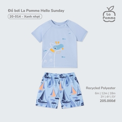 LP - Đồ bơi La Pomme Hello Sunday - Xanh nhạt - 6-9M - SS25.T4A