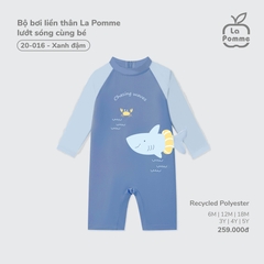 LP - Bộ bơi liền thân La Pomme lướt sóng cùng bé - Xanh đậm - 4-5Y - SS26.T4A