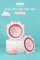 TOBE - Chậu rửa mặt gấp gọn Pig (Pink) - 2105H