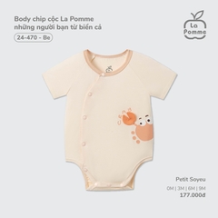LP G20 - Body chip cộc La Pomme những người bạn từ biển cả - Be - 3-6M - SS26.T4A