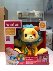 BY - Đồ chơi sơ sinh - tiền giáo dục: Sư tử phát nhạc, học tiếng anh vui nhộn Winfun 0691-01