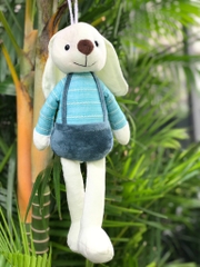 Thú bông - Thỏ yếm xanh ngọc KT40 - 69K