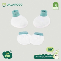 UR - Sét bao tay bao chân 2147 - Xanh Lá - 0-3M - SS24.T11A
