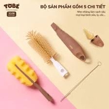 TOBE - Bộ cọ bình sữa TOBÉ (Brown) - 3108A