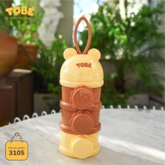 Tobe - Hộp chia sữa ba tẩng RICARD - Orange
