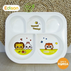 Khay ăn dặm 5 ngăn Edison Hàn Quốc có đế chống trơn cho bé mã 8809089306872