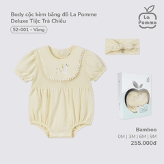 LP - Body cộc kèm băng đô La Pomme Deluxe Tiệc Trà Chiều - Vàng - SS25.T3B