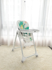 VV - Ghế ngồi ăn cao Mastela 0619-MSTL-1015-T11 màu ghi khủng long