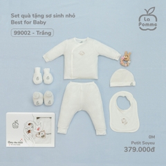 LP - Set quà tặng sơ sinh nhỏ Best for Baby - 0M Trắng
