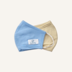 BU - Khẩu trang Bambus - ABB030000 - Blue + Vàng 47D - FS - SS25.BP