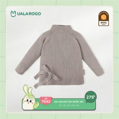 UR - Áo Len Dài Tay Buộc Nơ UR 7042 - Nâu - SS25.T4A