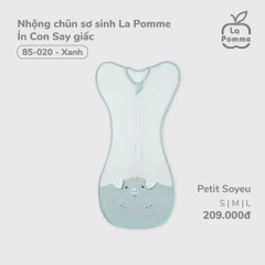 LP - Nhộng chũn sơ sinh La Pomme Ỉn Con Say giấc - Xanh - SS25.T2A