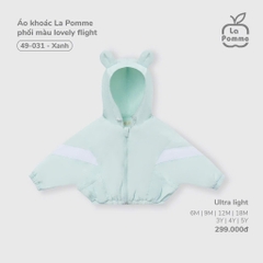 LP - Áo khoác La Pomme phối màu lovely flight - Xanh - 4-5Y - SS25.T9B