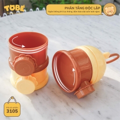 TOBE - Hộp chia sữa ba tầng TOBÉ (Orange) - 3105
