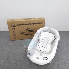 Chậu tắm kèm phao có nhiệt kế HL03204-G Grey