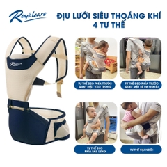 Địu ngồi trẻ em có Hipscat siêu thoáng khí Royal Care RC1220-YD-906-Navy Xanh Navy Có đệm